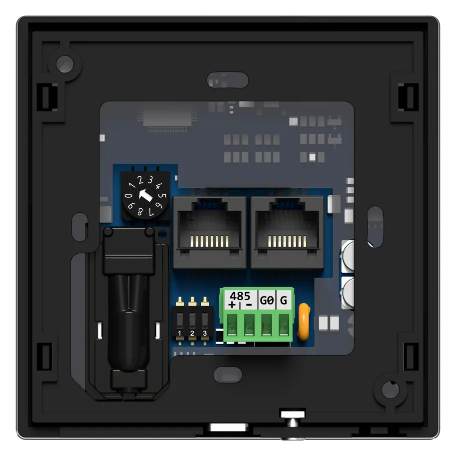 TP-C-B Touch Point mit Temperatursensor + CO2 in schwarz