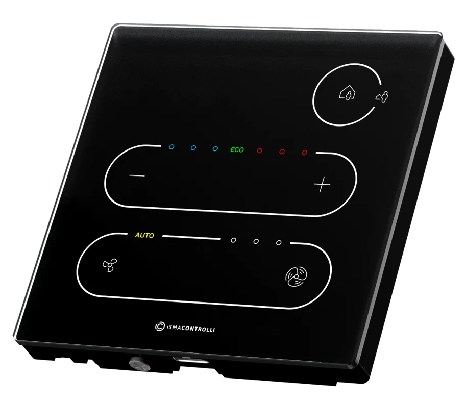 TP-C-B Touch Point mit Temperatursensor + CO2 in schwarz