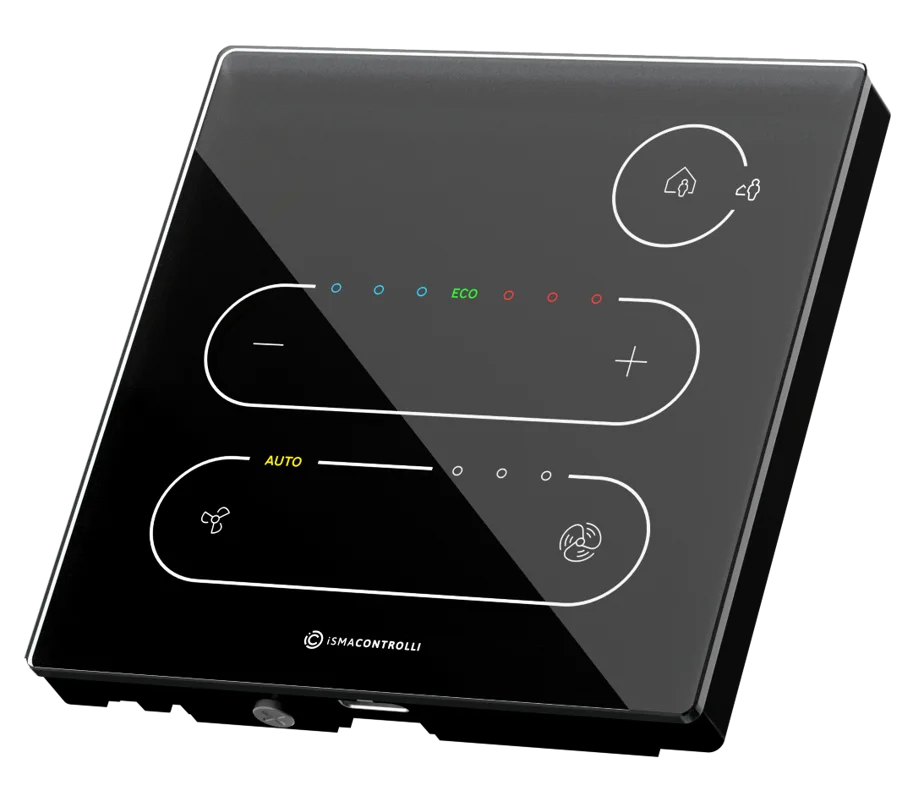 TP-C-B Touch Point mit Temperatursensor + CO2 in schwarz