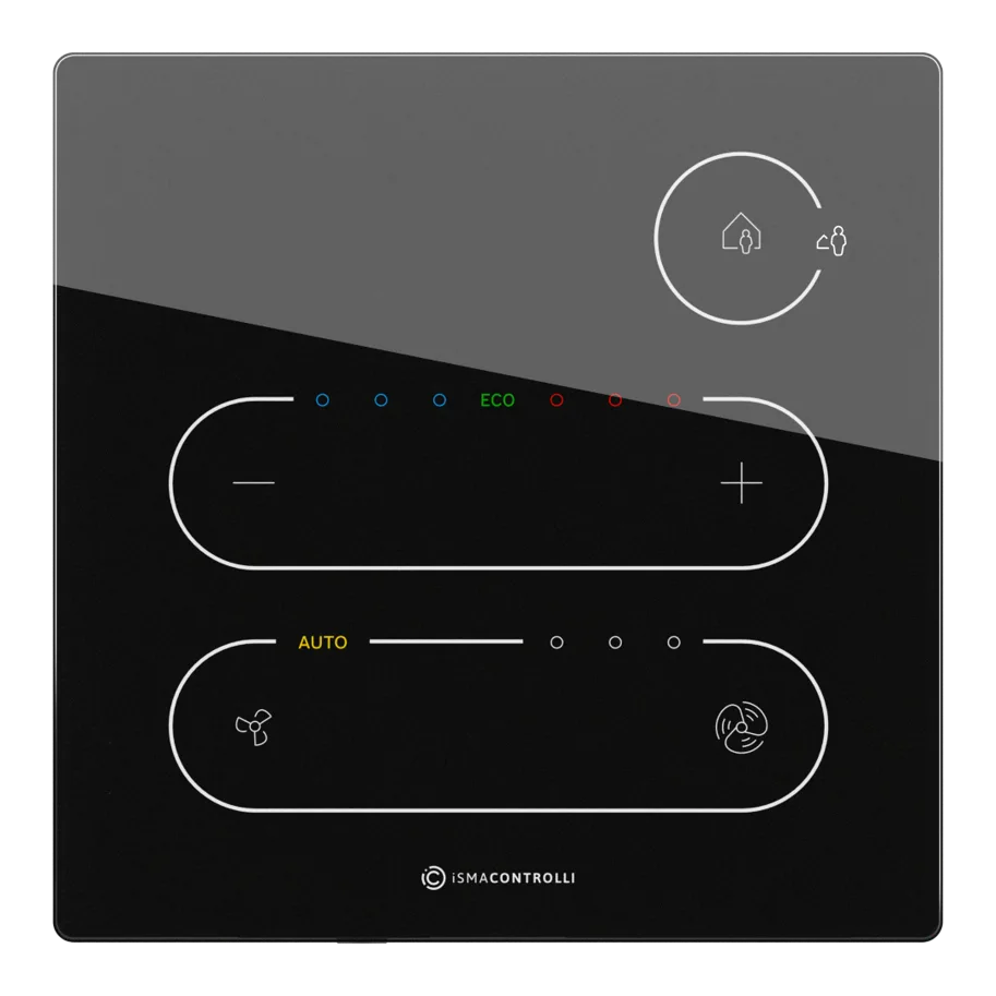TP-C-B Touch Point mit Temperatursensor + CO2 in schwarz