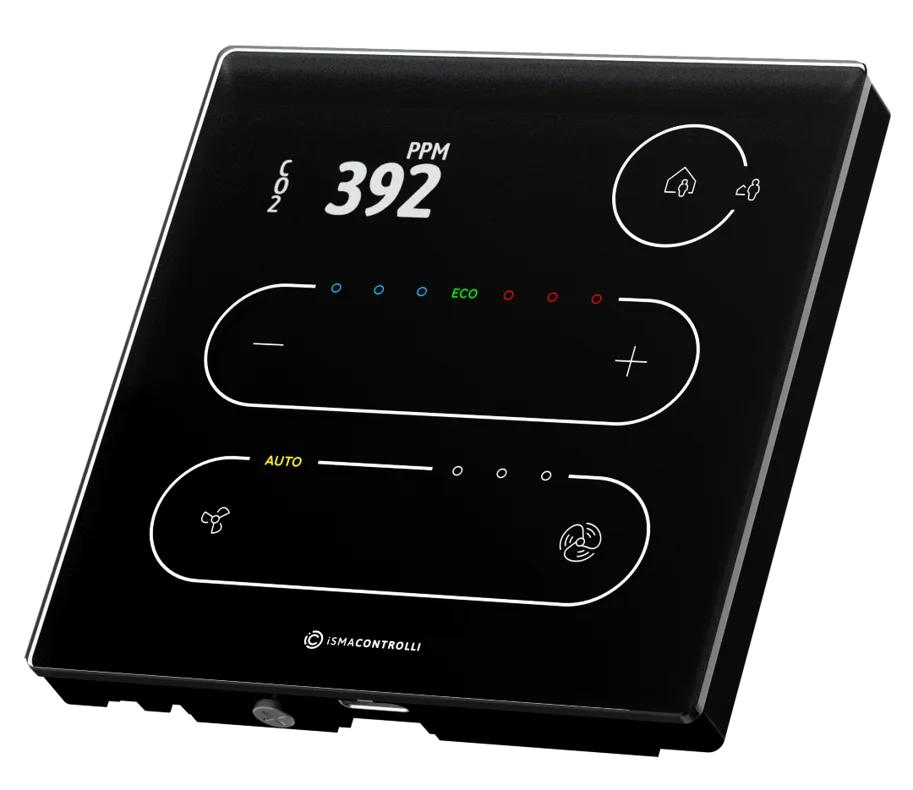 TP-DISP-B Touch Point mit Temperatursensor + TFT Display in schwarz