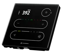 TP-H-DISP-B Touch Point mit Temperatursensor + Feuchtesensor + TFT Display in weiss