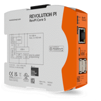 Kunbus Revolution Pi RevPi Connect S 8GB PR100359, I/O und Gateway Modul Erweiterung, als Ersatz für