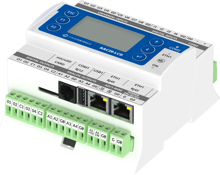 iSMA-B-AAC20-LCD Kontroller mit LCD