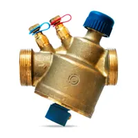 PICV mit 1-½“ M-Anschluss, max. Durchflussrate 4000 l/h. P/T-Stecker.