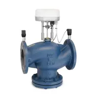 Energieventil mit EBV125 PICV DN125, 118000 L/H, komplett mit MVE515-Antrieb 1500N 24V AC/DC, Modbus