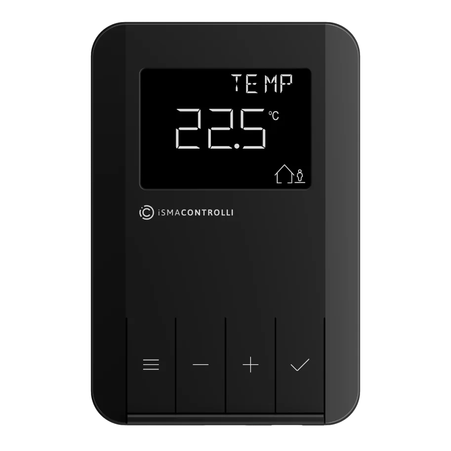 Control Point Sensor 2,6"-LCD-Display mit Temperaturfühler + Feuchtesensor schwarz