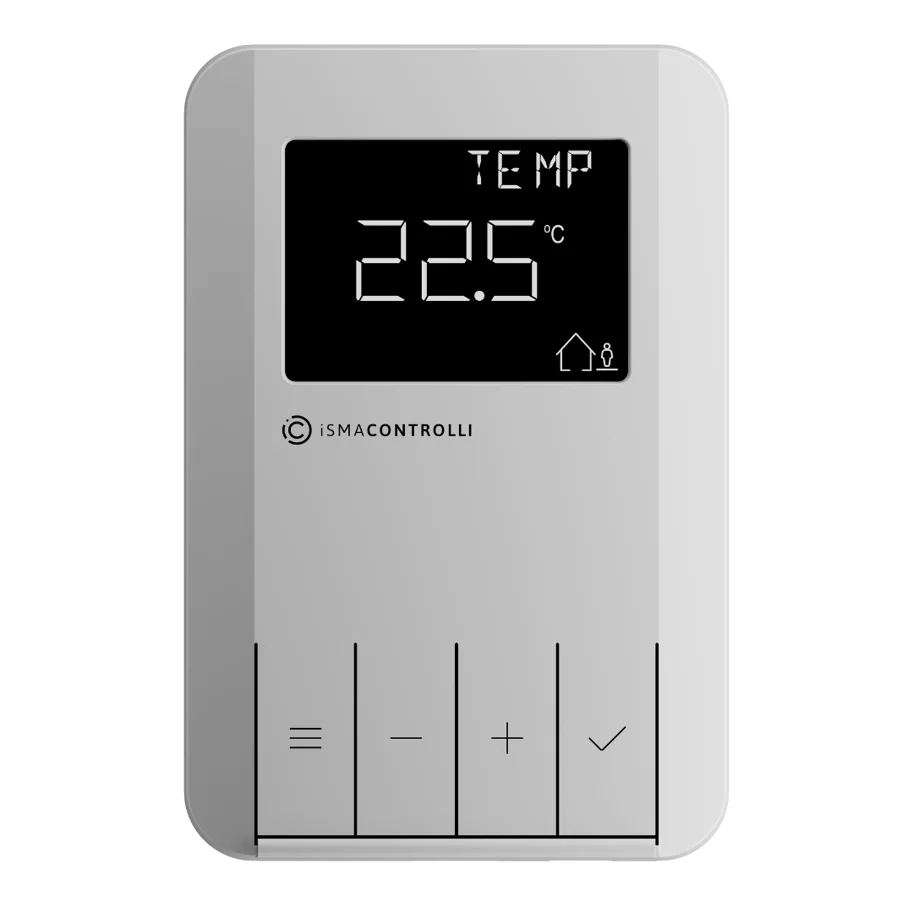 Control Point Sensor 2,6"-LCD-Display mit Temperaturfühler + Feuchtesensor + CO2 weiss