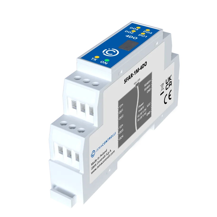 IO-Modul: 4× DO (PNP), RS485