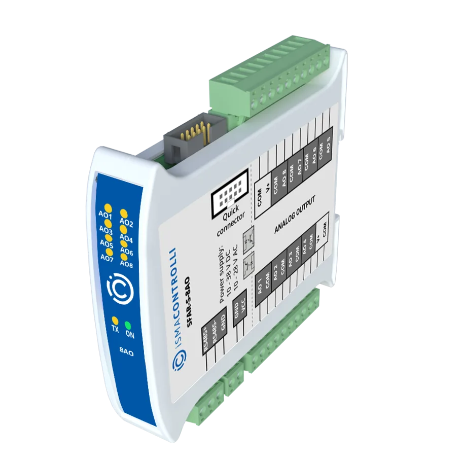 IO-Modul: 8× AO, RS485