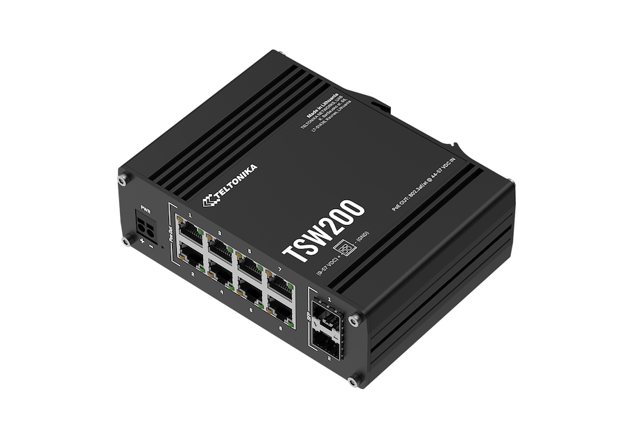 TELTONIKA INDUSTRIELLER POE+ ETHERNET SWITCH